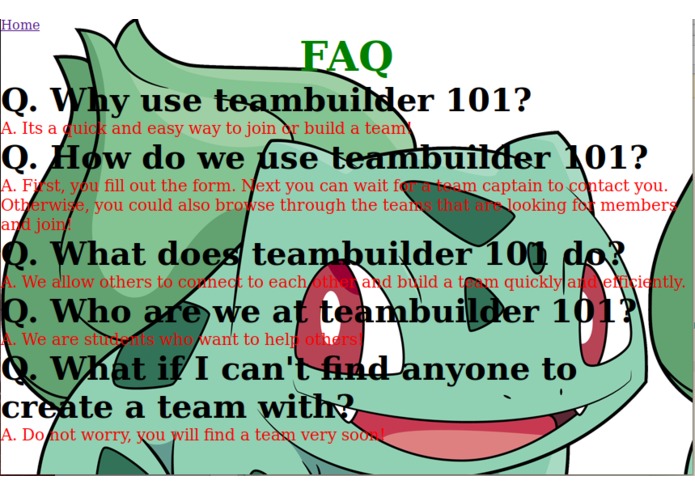 Team Builder 101 – screenshot 3