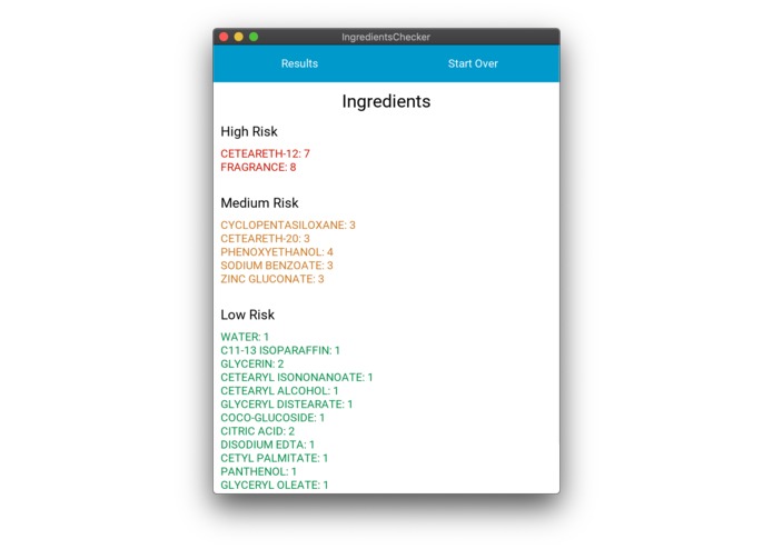 IngredientsChecker – screenshot 6