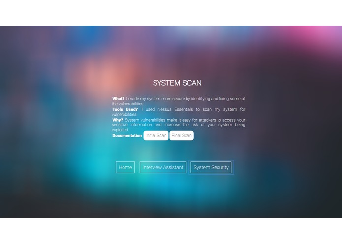 Portfolio Web-App – screenshot 3