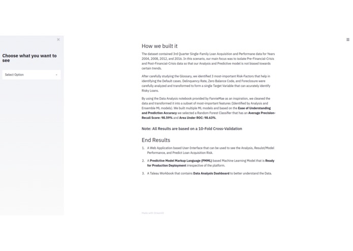 Risk Analytics Solution – screenshot 4