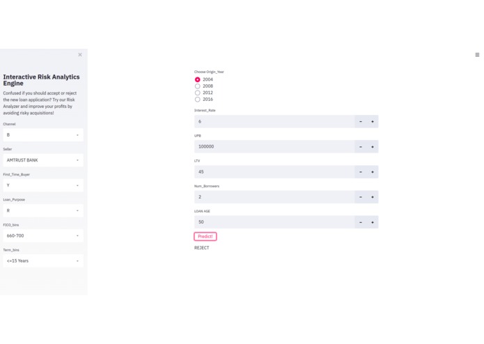 Risk Analytics Solution – screenshot 5