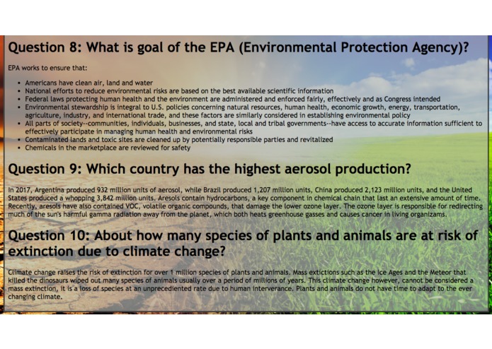 Climate Change Quiz – screenshot 6