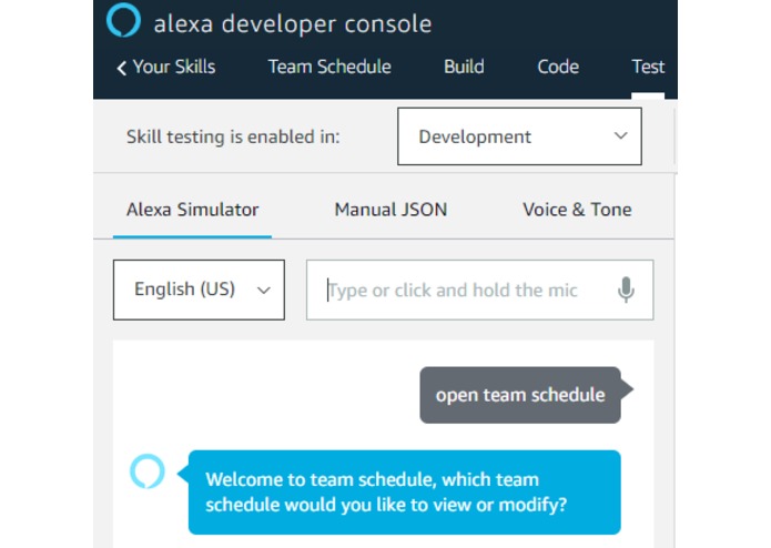 Team Schedule – screenshot 1