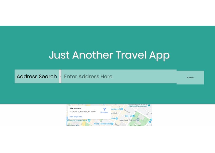 Just Another Travel App – screenshot 1