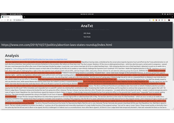 AnaTxt – screenshot 3