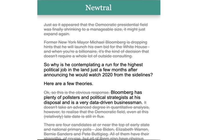 Newtral - The Neutral News Filter – screenshot 3
