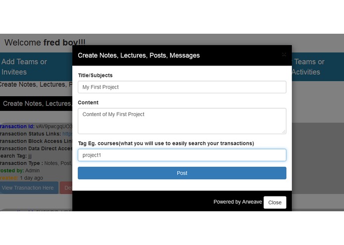 Datashare – screenshot 7