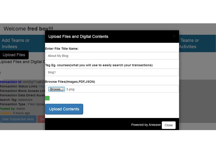 Datashare – screenshot 9