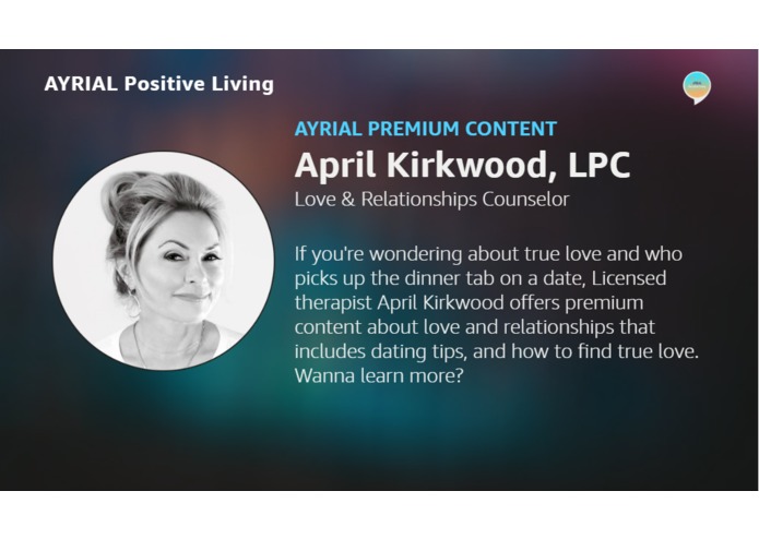 AYRIAL "Positive Living" Alexa Skill – screenshot 3
