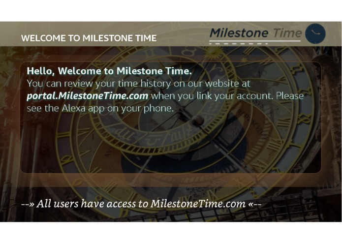Milestone Time Tracking – screenshot 1
