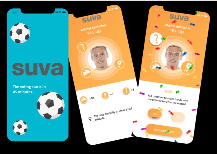 SUVA "Fairness Award" platform for football players – screenshot 1