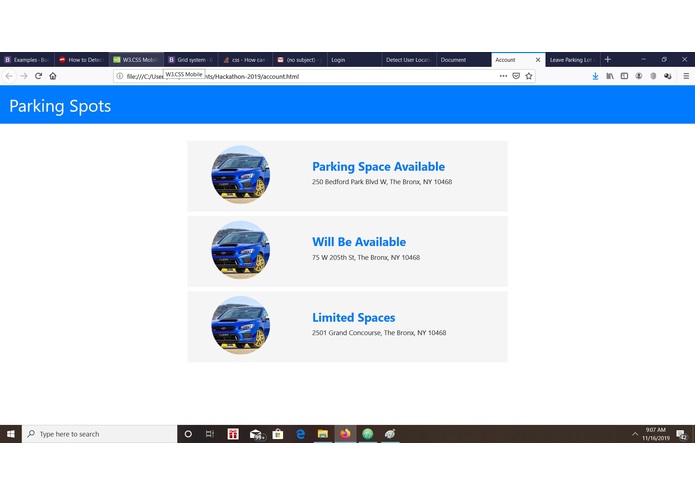 Hackathon 2019 – screenshot 1