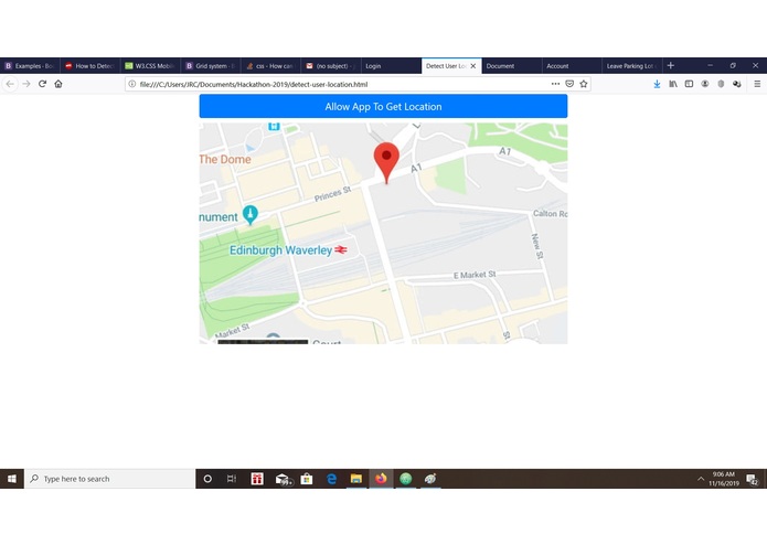 Hackathon 2019 – screenshot 2