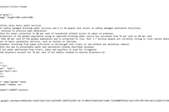 Sustainability website