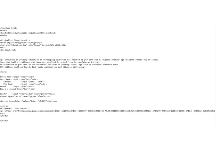 Sustainability website – screenshot 5