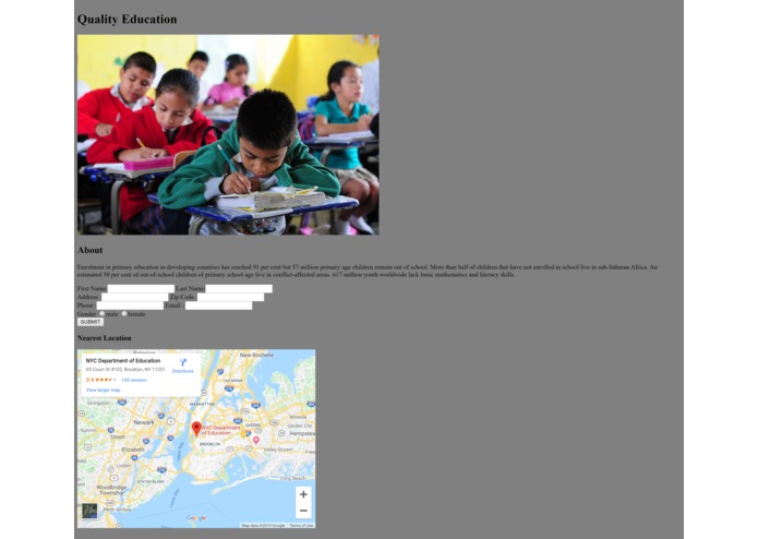 Sustainability website – screenshot 9