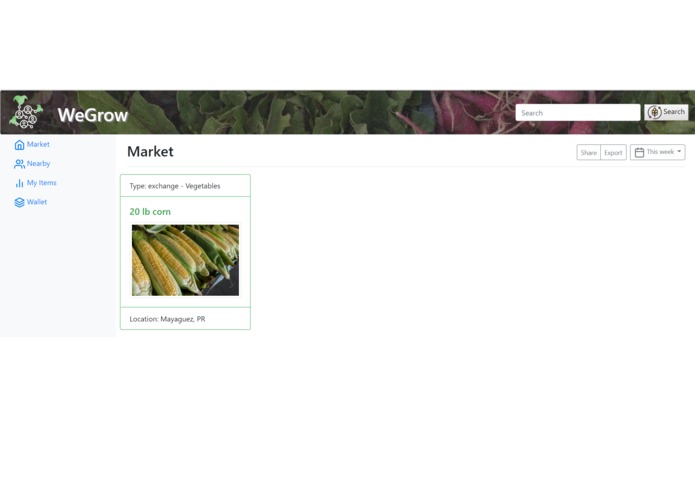 WeGrow – screenshot 1