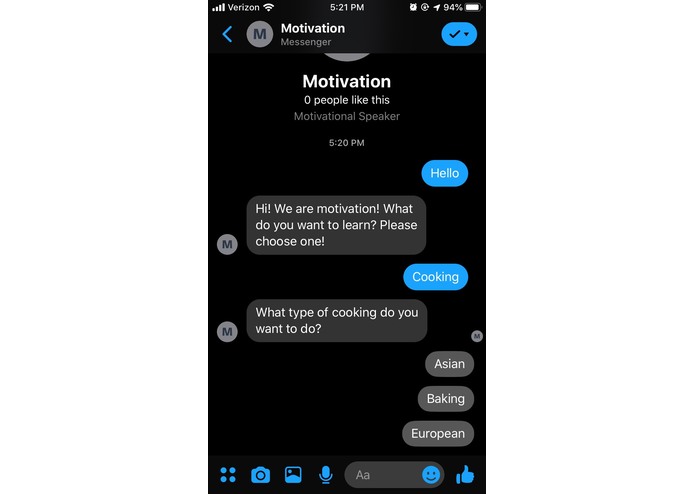 Motivation – screenshot 2