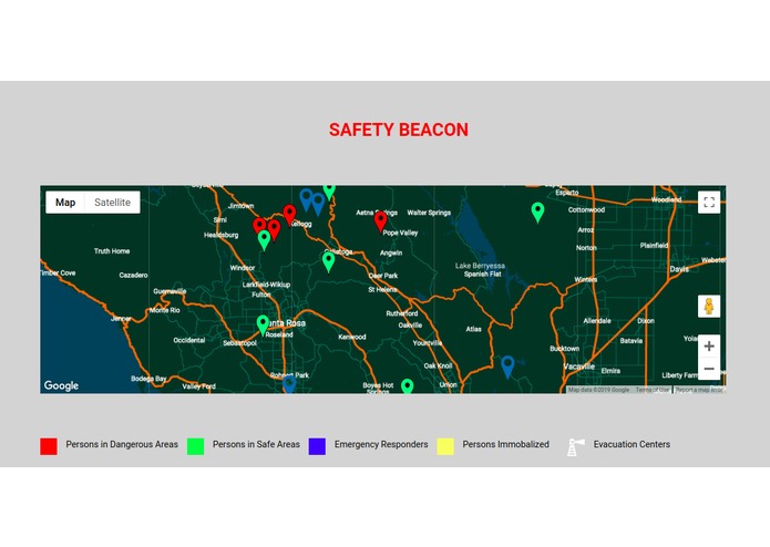 SafetyBeacon – screenshot 1