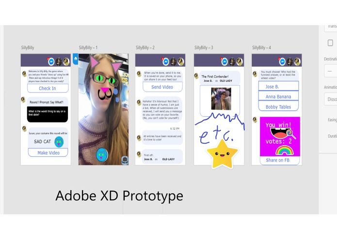 SillyBilly-FBHackathon – screenshot 1