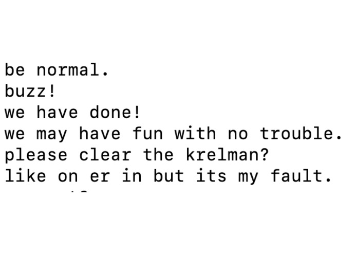 Bee Movie Markov Chain – screenshot 2