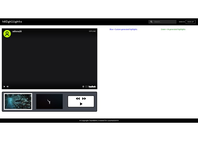 hAIghlights – screenshot 2