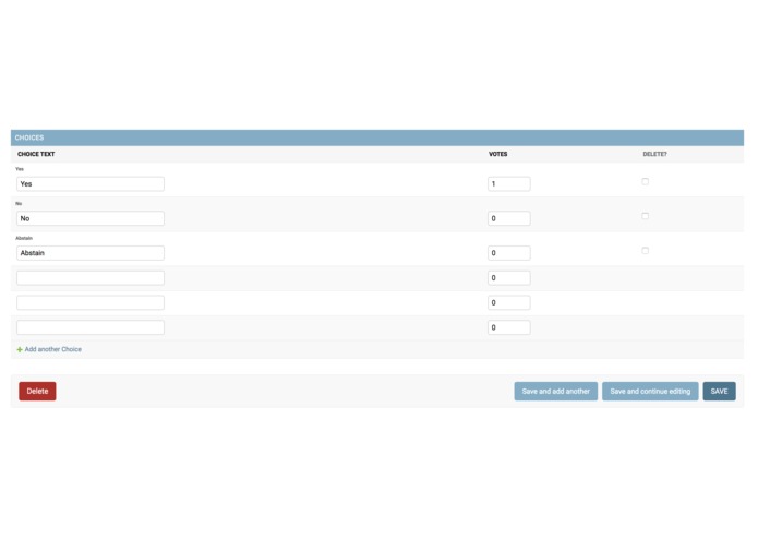 OxVote – screenshot 4