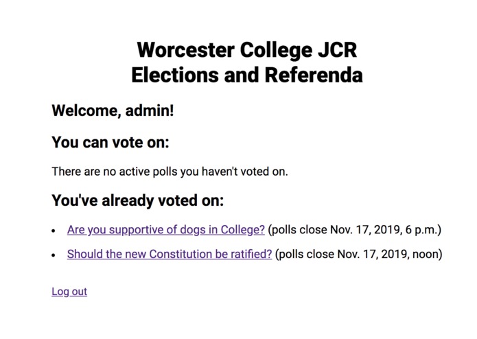 OxVote – screenshot 6
