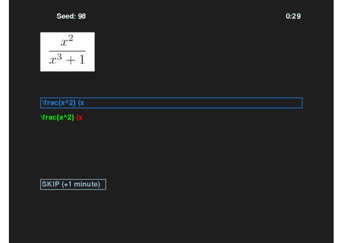 Rapid TeXing – screenshot 4