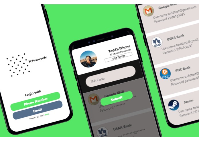 YCPasswordy – screenshot 1