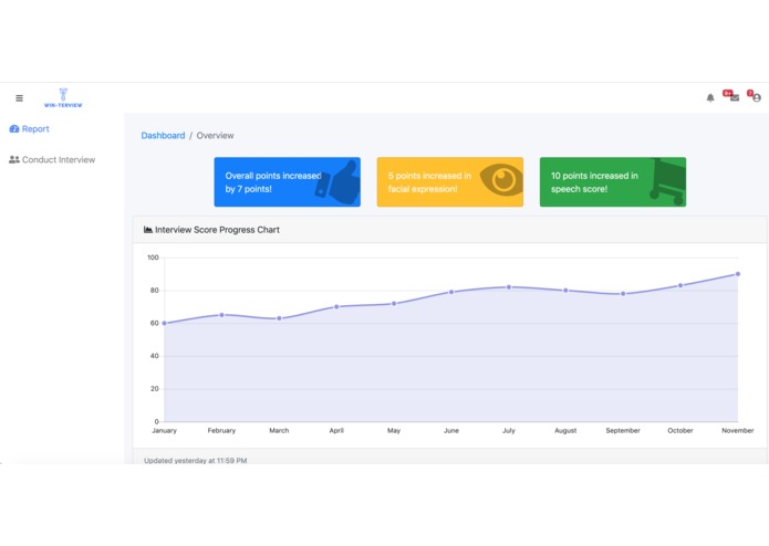 Win-terview – screenshot 2