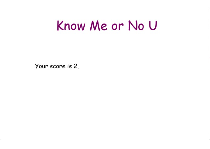 KnowMe or NoU – screenshot 3