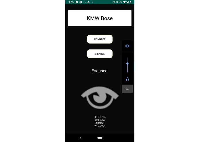BOSE AR hands free, voice free volume control – screenshot 3