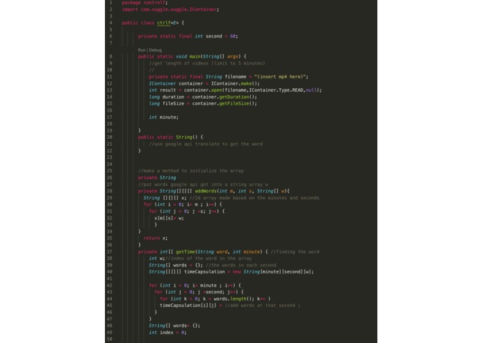 ControlF – screenshot 1