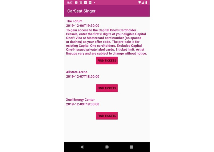 Carseat Singer – screenshot 3