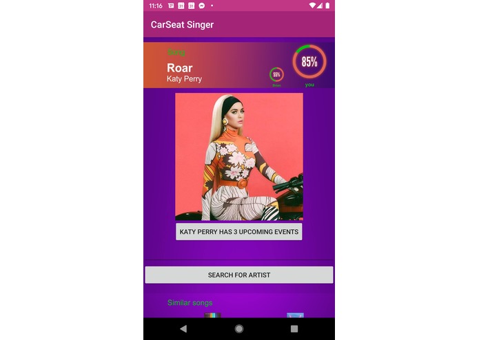 Carseat Singer – screenshot 2
