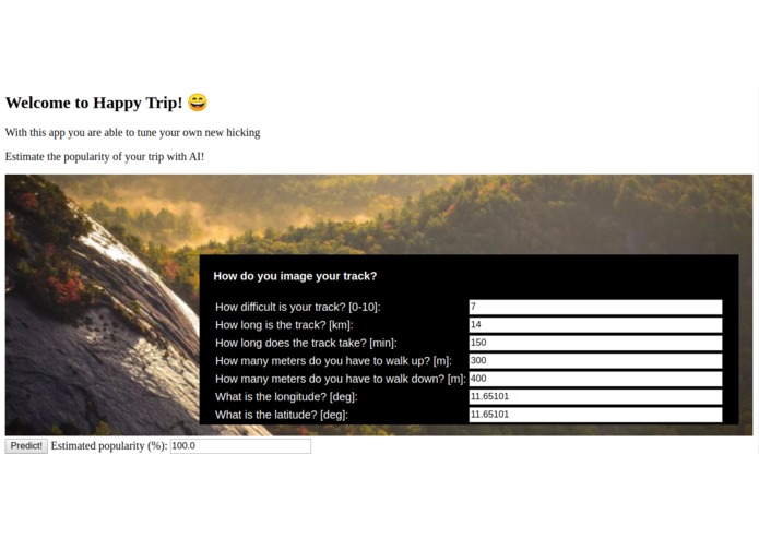 HappyTrip – screenshot 1