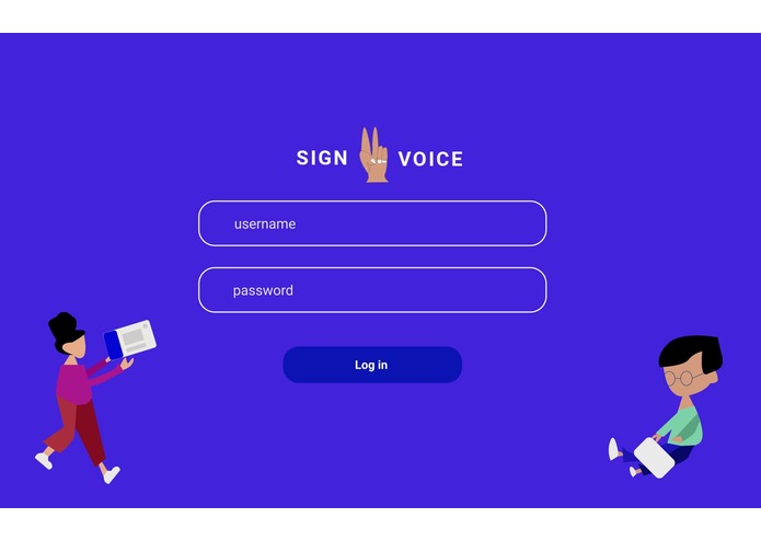 Sign2Voice – screenshot 1
