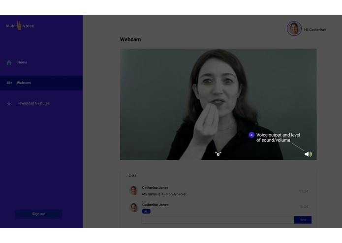 Sign2Voice – screenshot 3