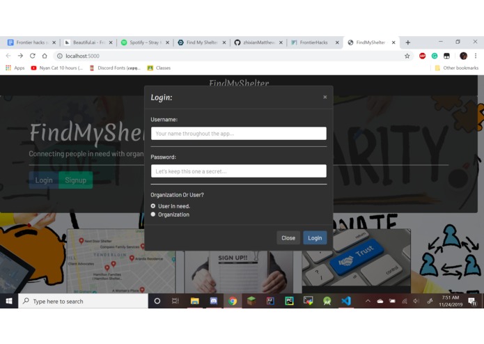 Find My Shelter – screenshot 2