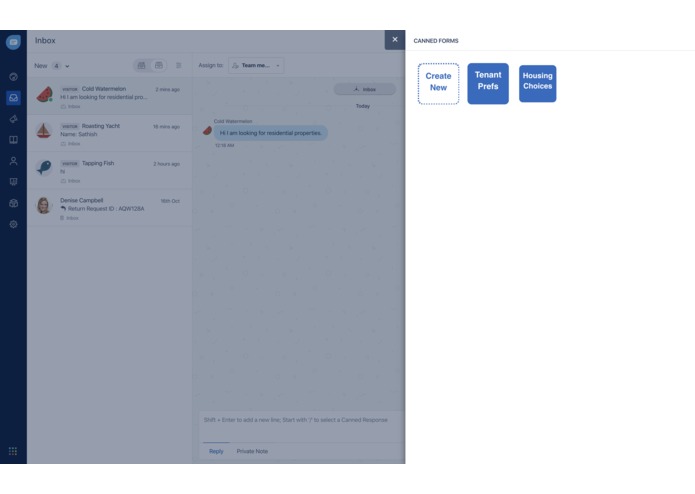 Canned Forms for Freshchat – screenshot 3