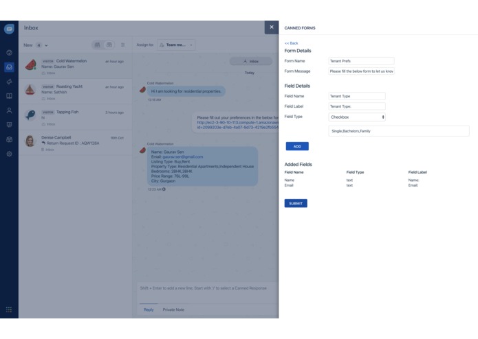 Canned Forms for Freshchat – screenshot 9