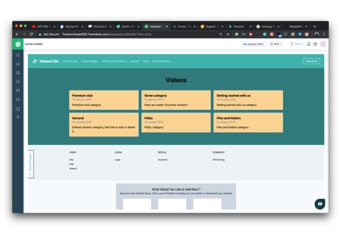 Freshdesk Portal Builder – screenshot 5