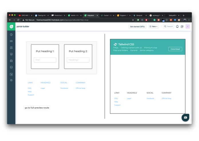 Freshdesk Portal Builder – screenshot 3