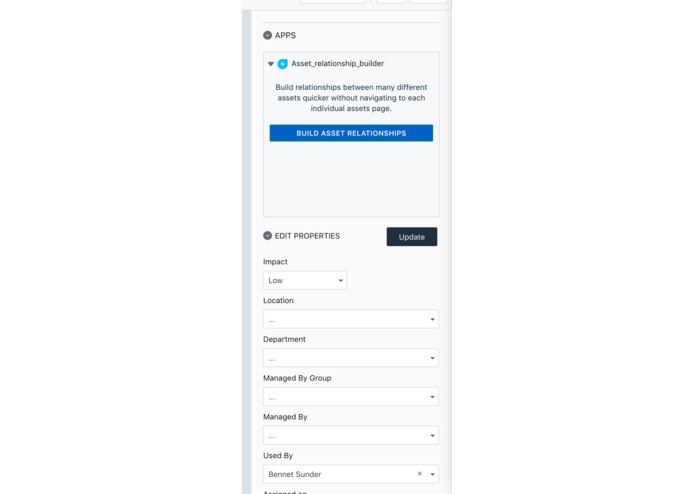 Asset Relationship Builder – screenshot 2