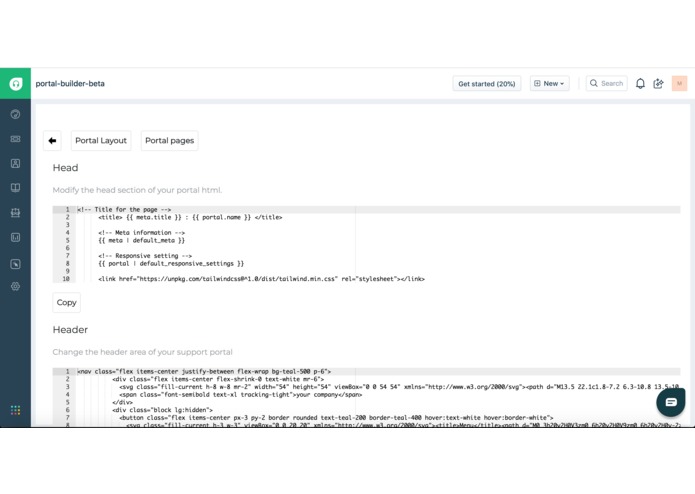 Freshdesk Portal Builder – screenshot 7