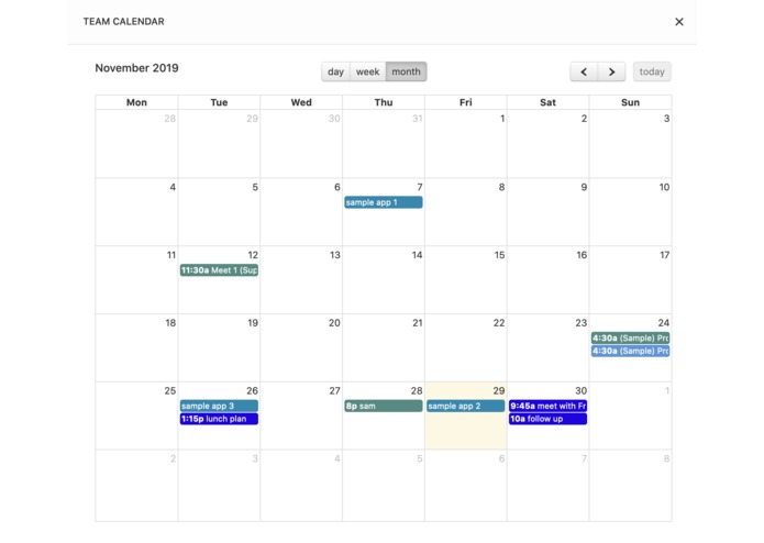 Fresh Calendar – screenshot 1