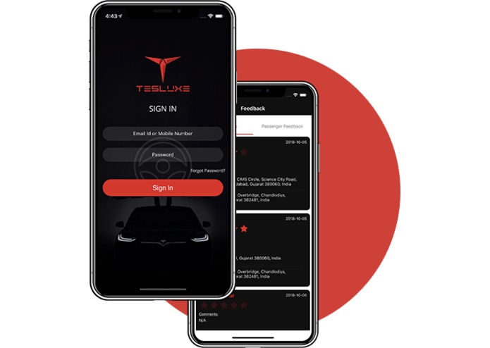 On-Demand Transport App – screenshot 1