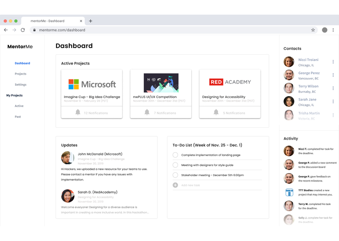 MentorMe – screenshot 1