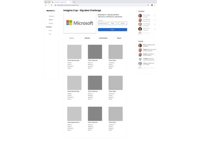 MentorMe – screenshot 2